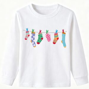 CAMISETA CALCETINES TENDIDOS