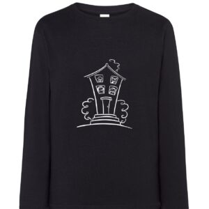 CAMISETA CASA NIÑOS - NEGRA