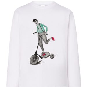 CAMISETA HOMBRE EN PATINETE