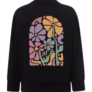 SUDADERA COLLAGE ARCADA BACK - NEGRA