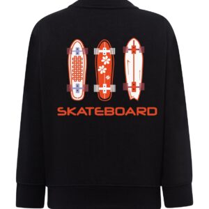 SUDADERA MONOPATIN- NEGRA